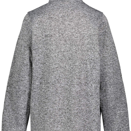 Nautica Boys' School Uniform Full-Zip Fleece Jacket, Grey Heather, X-Large, 18-20
