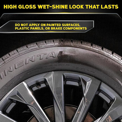 Meguiar's Hot Shine Tyre Spray - Insane Tyre Shine Coating Spray - Professional Endurance Tyre Spray for High Gloss - Long Lasting and Durable Tyre Shine with Our Hot Shine Aerosol - 710 ml