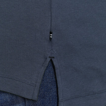 Polo clásico de manga corta de algodón suave para hombre Nautica, azul marino, grande alto