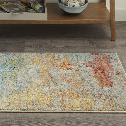 Nourison Celestial Modern Area Rug, 3' x 5' (3' x 5'), Ivory/Pink