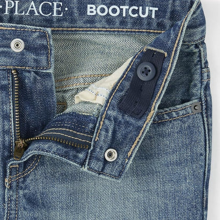 The Children's Place Boys' Bootcut Jeans, Pierce Wash, 18 Husky