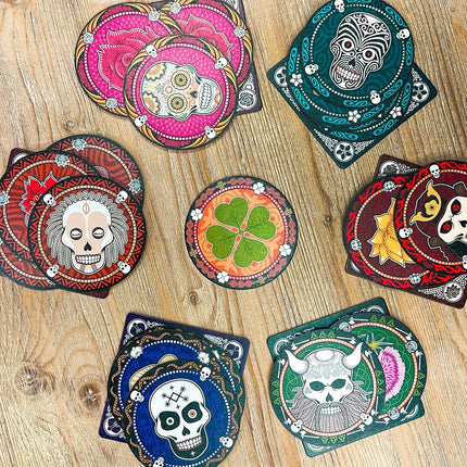 Asmodee | Skull – The Iconic Bluffing Party Game | Simple to Play, High-Tension Bidding Great for Games Nights & Gatherings | Roses or Skulls? Only You Know | 3–6 Players, Ages 10+, 30 Mins