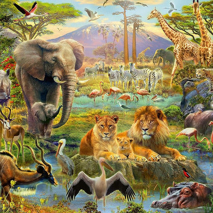 Ravensburger Children Puzzles Animals of the Savannah - Ages 8+