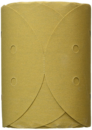 3M 01640 Stikit Gold 6" P150A Grit Dust-Free Disc 