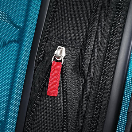 Samsonite Omni Pc Hardside Expandable Luggage, Caribbean Blue, Checked-Large 28-Inch, Omni Pc Hardside Expandable Luggage with Spinner Wheels