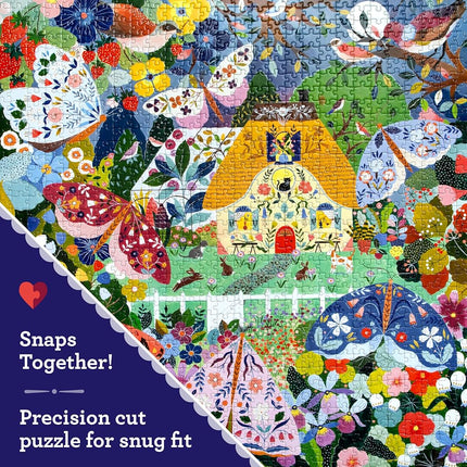 eeBoo: Piece and Love Venice Open Market 1000-piece Square Adult Jigsaw Puzzle, Jigsaw Puzzle for Adults and Families, Includes Glossy, Sturdy Pieces and Minimal Puzzle Dust