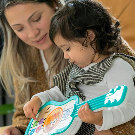 Baby Einstein Sing & Strum Magic Touch Ukulele Wooden Musical Toy, Ages 6 Months+, Multicolored