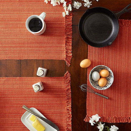 DII Tabletop Collection, Cotton, Spice, Placemat Set, 13x19