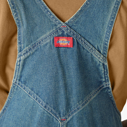Dickies Peto de trabajo para hombre, índigo, talla mediana, tinte Heritage, 40W x 34L