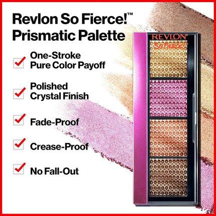 Revlon So Fierce! Prismatic Eye Shadow Palette, THAT'S A DUB, 0.39 kg