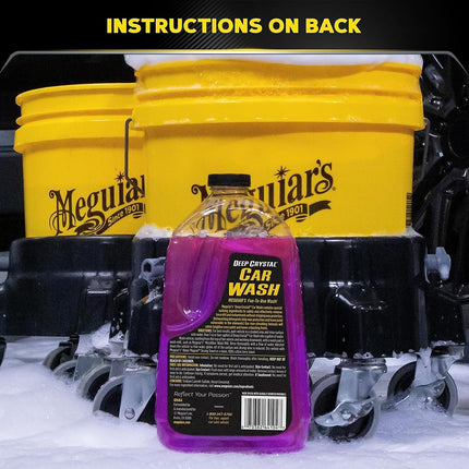 Meguiar's G10464 Deep Crystal Car Wash - 64 Oz.