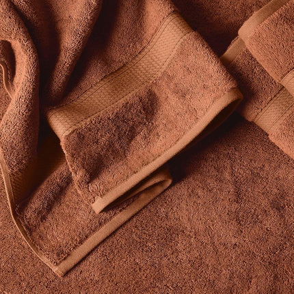 Home City, 100% Cotton, Towel Set, Rust - Towel