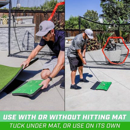 GoSports Swing SPOT Alfombrilla de entrenamiento de impacto de golf, muestra la trayectoria del palo en el impacto para detectar y corregir golpes de slice, hook y más