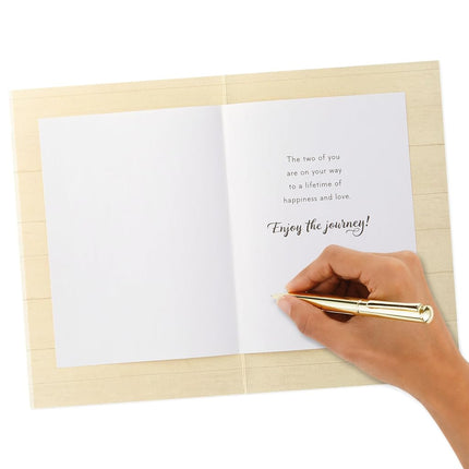 Hallmark Wedding Card, Bridal Shower Card, or Engagement Card (Enjoy The Journey)