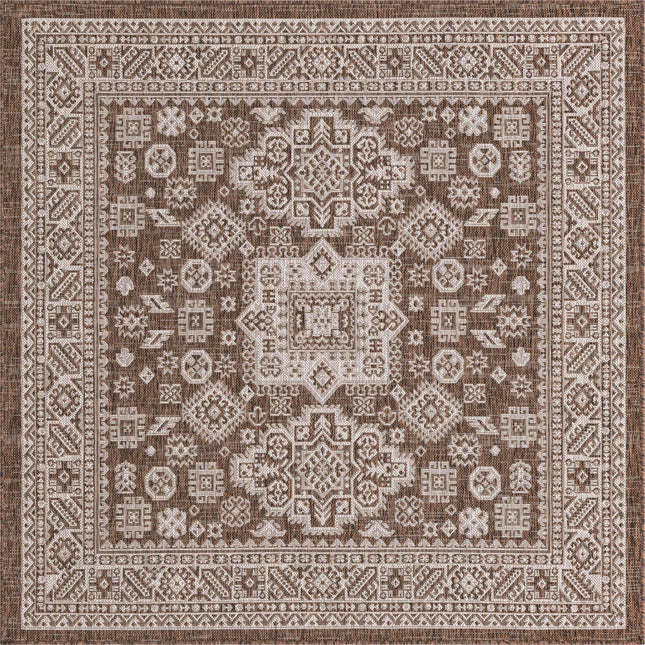 Unique Loom Outdoor Aztec Collection Area Rug - Ch