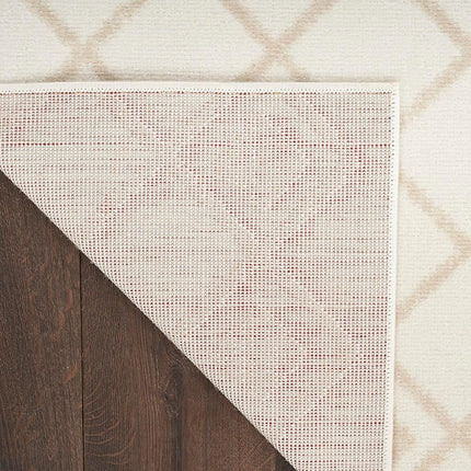 Nourison Grafix Farmhouse Ivory Beige 2'3" x 7'6" Area Rug, Easy Cleaning, Non Shedding, Bed Room, Living Room, Dining Room, Kitchen (2x8)