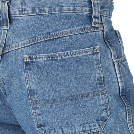 Wrangler Men's Big-Tall Authentics Classic Denim Carpenter Short, Antique Stonewash, 48