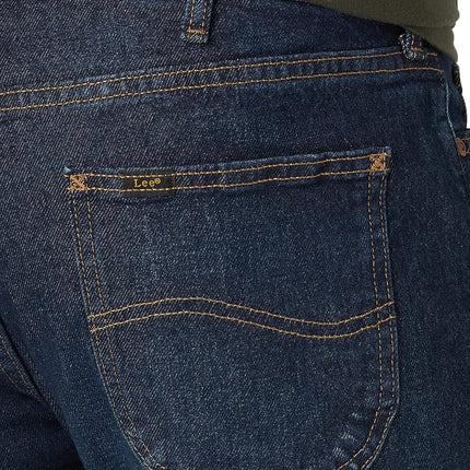 Lee Men's Legendary Slim Straight Leg Jean, Road Rash, 40W x 34L
