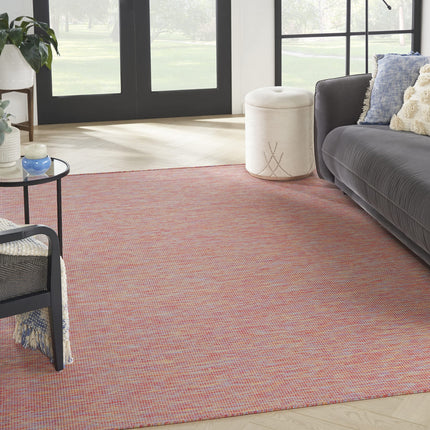 Nourison Positano Rainbow 7' x 10' Area Rug, Modern, Solid, Indoor/Outdoor, Easy Cleaning, Non Shedding, Bed Room, Living Room, Deck, Backyard