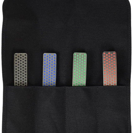 Diamond Machining Technology (DMT) W4K Mini Diamond Knife Sharpener Whetstone Set, 4 Pack