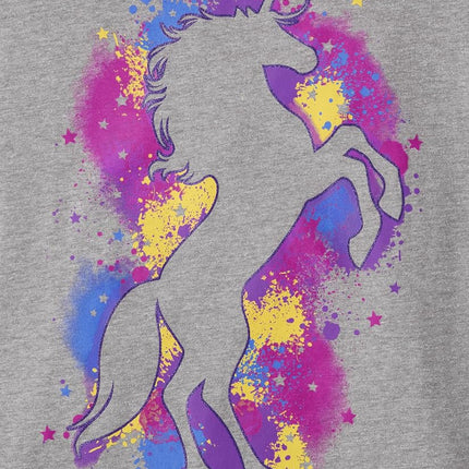 The Children's Place Girls' Unicorn Short Sleeve Graphic T-Shirts,multipacks, Unicorn/Multi Unicorn/Butterfly 3-Pack, XX-Large