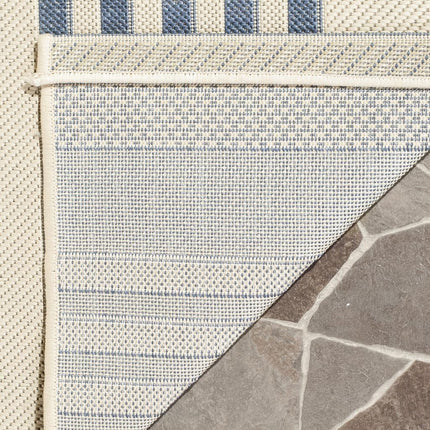 SAFAVIEH Courtyard Collection 2'3" x 6'7" Beige/Sweet Pea CY6062 Stripe Indoor/Outdoor Waterproof Easy Cleaning Patio Backyard Mudroom Runner Rug