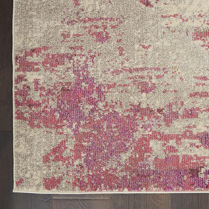 Nourison Celestial Modern Area Rug Runner, 2' x 6' (2'x6'), Ivory/Pink