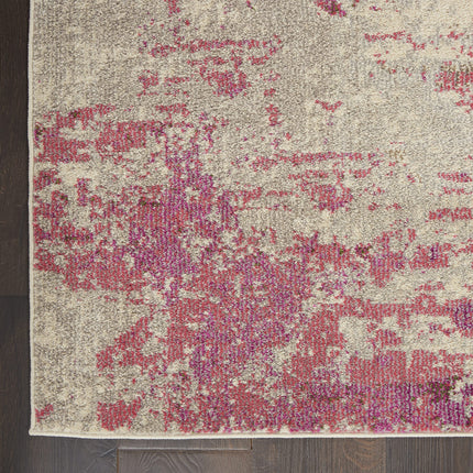 Nourison Celestial Modern Area Rug Runner, 2' x 6' (2'x6'), Ivory/Pink
