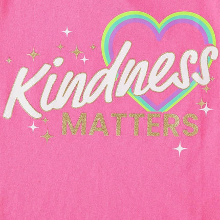 The Children's Place Girls' Kindness, Love, Equality Short Sleeve Graphic T-Shirts,multipacks, Love/Kindness/Peace, Large