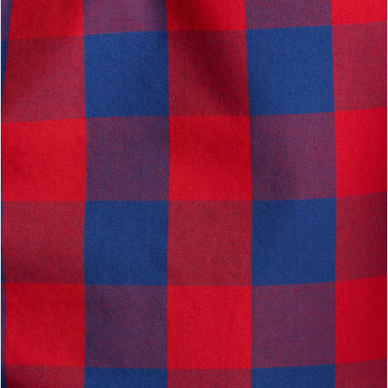 Nautica Men's Soft Woven 100% Cotton Elastic Waistband Sleep Pajama Short, Nautica Red, Large