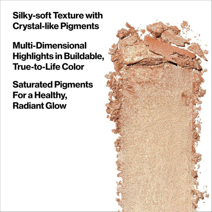Revlon Highlighter Makeup, Skin Lights Prismatic Powder Face Makeup, Natural Glow, Shimmer Finish, 201 Daybrak Glimmer, 0.28 Oz/ 8g