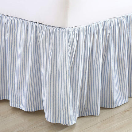 Laura Ashley Lightweight & Classic Style, 100% Cotton, Blue, Twin
