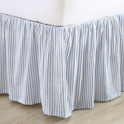 Laura Ashley Lightweight & Classic Style, 100% Cotton, Blue, Twin