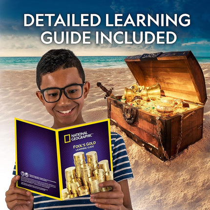 National Geographic Fool’s Gold Dig Kit – 12 Gold Bar Dig Bricks with 2-3 Pyrite Specimens Inside, Party Activity with 12 Excavation Tool Sets, Great STEM Toy for Boys and Girls or Party Favors