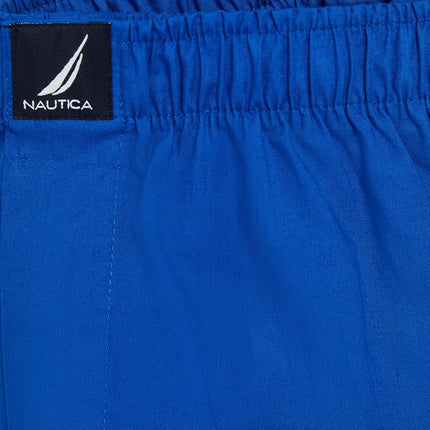 Nautica Men's Classic Cotton 3-Pack Woven Boxer