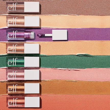 e.l.f. Liquid Metallic Eyeshadow, High-impact Eyeshadow With A Metallic Finish, Long-Lasting Gel-Based Formula, Quick Drying, Aurora