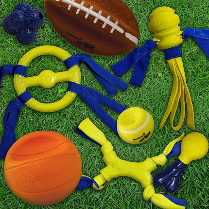 Nylabone Power Play Dog Basketball B-Ball Gripz Basketball Large (1 Count)