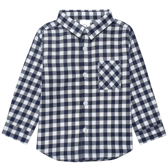 Gerber Baby and Toddler Boys Long Sleeve Button Up