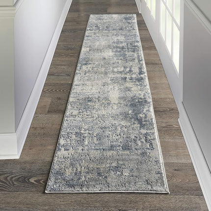 Nourison Concerto Abstract Grey/Beige 5'3" x 7'3" Area -Rug, Easy -Cleaning, Non Shedding, Bed Room, Living Room, Dining Room, Kitchen (5x7)