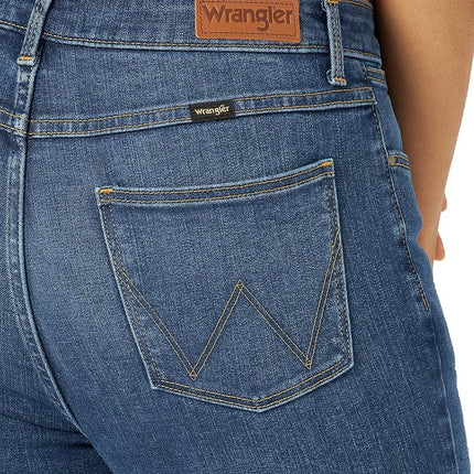 Wrangler Women's High Rise Bold Boot Jean, Hudson, 12-30