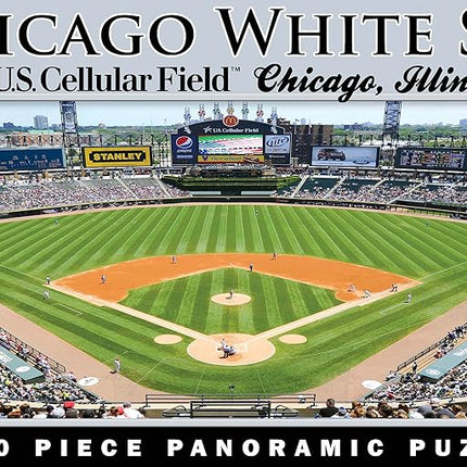 Masterpieces 1000 Piece Sports Jigsaw Puzzle - MLB Chicago White Sox Center View Panoramic - 13"x39"