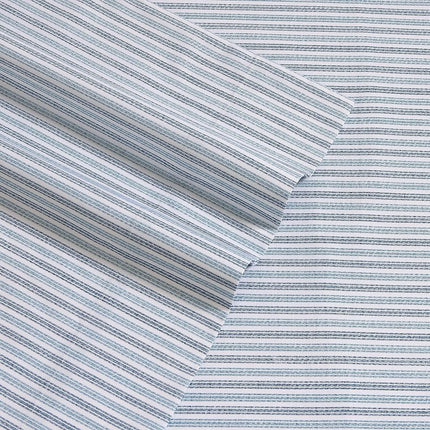 Eddie Bauer Home | Percale Collection | Sheet Set - 100% Cotton, Crisp & Cool, Lightweight & Moisture-Wicking Bedding, King, Ticking Stripe