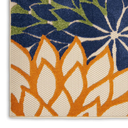 Tapis de surface Nourison ALH05 Aloha, 2'3" x 8', multicolore