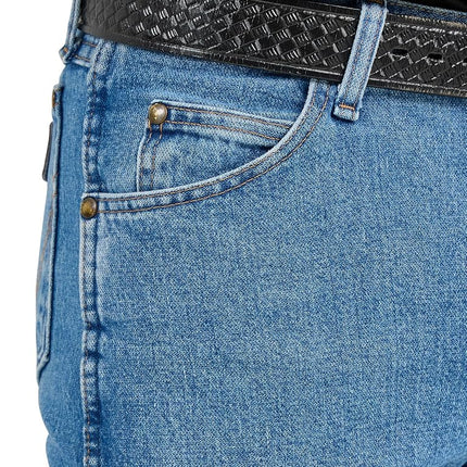 Wrangler Men's Premium Performance Cowboy Cut Regular Fit jeans, Stonewash, 34W 36L UK