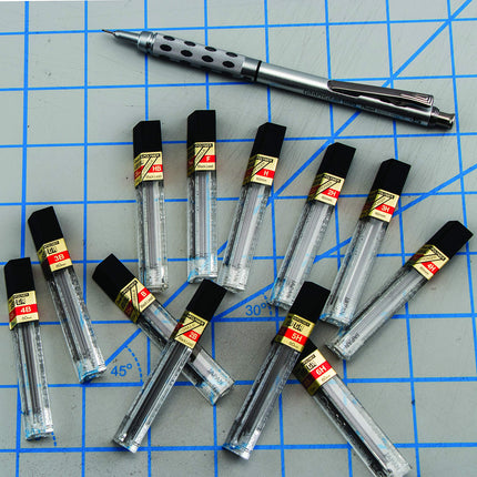Minas de recambio Pentel Super Hi-Polymer, 0.5 mm, finas, F, 144 unidades (C505-F)
