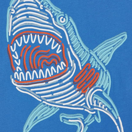 Camiseta gráfica de manga corta para niños The Children's Place, paquete de 3, dinosaurio/tiburón/dinosaurio y tiburón, extragrande