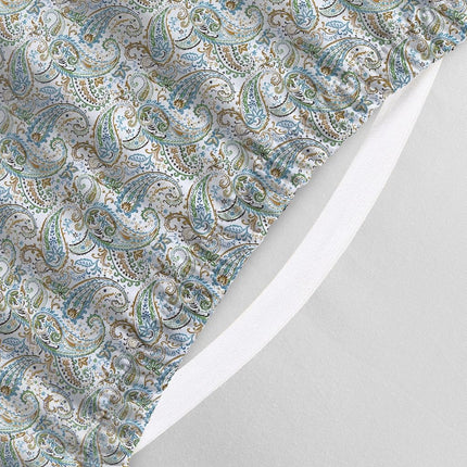 Elegant Comfort Luxury Soft Bed Sheets Paisley Pattern - 1500 Premium Hotel Quality Microfiber Softness Wrinkle and Fade Resistant (4-Piece) Bedding Set, Twin/Twin XL, Paisley Teal