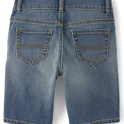The Children's Place Boys' Denim Shorts, Degroot Wash, 10