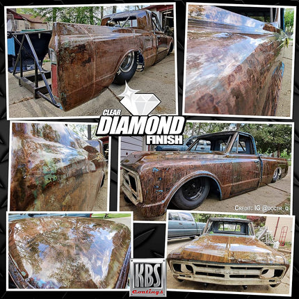 KBS Coatings 8304 DiamondFinish Watercolor Clear Coat - 1 Pint, Coats up to 50 sq ft