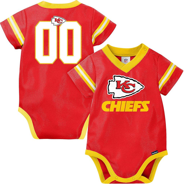 Gerber Unisex Baby Standard NFL Jersey Onesie Bodysuit, Team Color, 3-6 Months